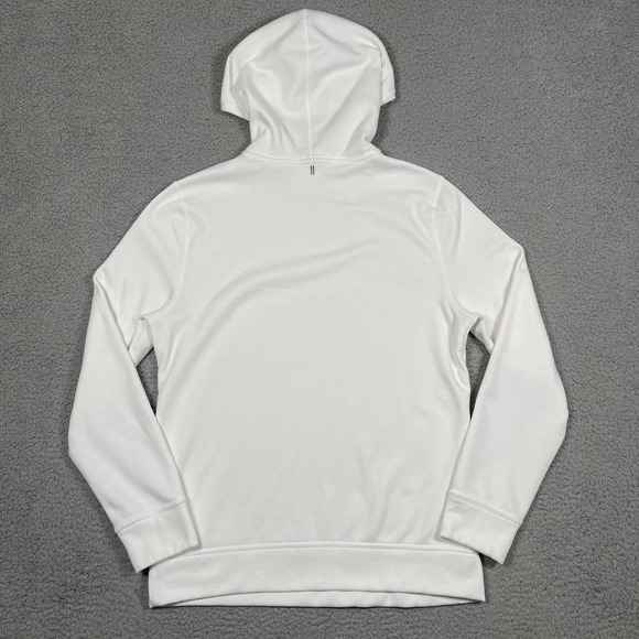 NoBull Hoodie Womens L White Crossfit Training Gym Sweatshirt Drawstring - Picture 4 of 8